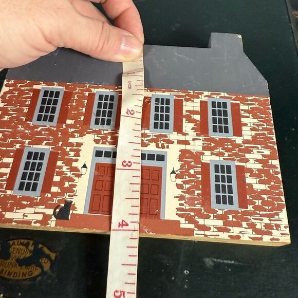 Vintage John Belville House Wood Model Centerville Ohio Folk Art OH Folk Art - Picture 4 of 5